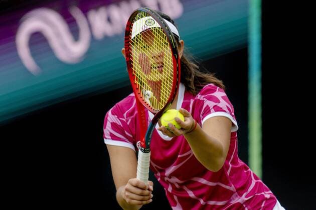ROSMALEN - Tennis star Arianne Hartono in action at the international tennis tournament Libema Open. The combined Dutch tennis tournament for men and women will be held on the grass courts of Autotron for twelve days. ANP SANDER KING xVIxANPxSportx xxANPxIVx