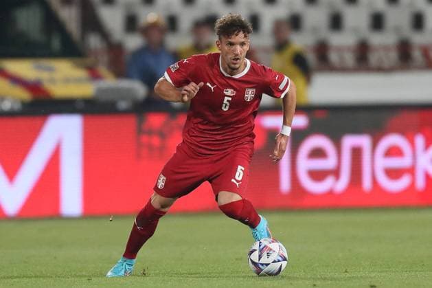SERBIA vs NORWAY STRAHINJA ERAKOVIC fudbaler reprezentacije Srbije na utakmici UEFA Lige nacija protiv Norveske na stadionu Rajko Mitic, Beograd 02.06.2022. godine Foto: Marko Metlas Fudbal, Reprezentacija, Srbija, Norveska, UEFA Liga nacija SERBIA, NORWAY, UEFA NATIONS LEAGUE Beograd Rajko Mitic stadium Serbia Copyright: xMarkoxMetlas xMNxPressx