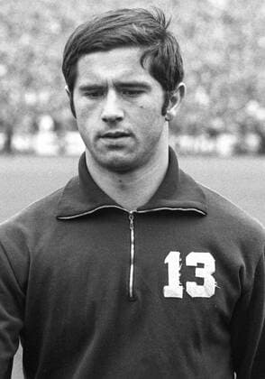 Aus 1. BL. Saison 1968 69 Eintr. Braunschweig - Bayern München 2:3 am28.09.1968. Im Foto: Gerd Müller von den Bayern. *** From 1 BL season 1968 69 Eintr Braunschweig Bayern Munich 2 3 on28 09 1968 In the photo Gerd Müller of the Bavarians
