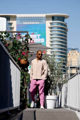 44 Lewis Hamilton (GBR, Mercedes-AMG Petronas F1 Team), F1 Grand Prix of Azerbaijan at Baku City Circuit on June 9, 2022 in Baku, Azerbaijan. (Photo by HOCH ZWEI) Baku Azerbaijan