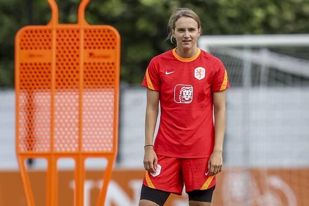 ZEIST, 09-06-2022 ,KNVB campus, Oranjevrouwen, Training Netherlands (women) , season 2021 2022, Netherlands player Vivianne Miedema during the training Training Netherlands (women)  x16992992x Copyright: