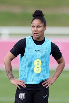 Mandatory Credit: Photo by Paul Greenwood Shutterstock (12975300ec) Demi Stokes of England England Women s Training, International Football, St George s Park, Burton on Trent, UK - 07 June 2022 Editorial use only England Women s Training, International Football, St George s Park, Burton on Trent, UK - 07 June 2022 Editorial use only  Copyright: xPaulxGreenwood Shutterstockx 12975300ec
