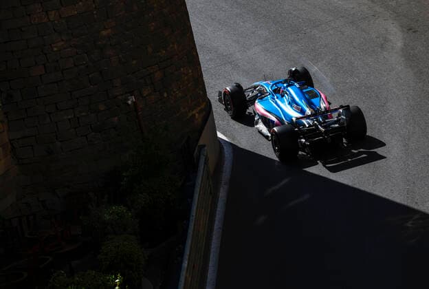 14 Fernando Alonso (ESP, BWT Alpine F1 Team), F1 Grand Prix of Azerbaijan at Baku City Circuit on June 10, 2022 in Baku, Azerbaijan. (Photo by HOCH ZWEI) Baku Azerbaijan