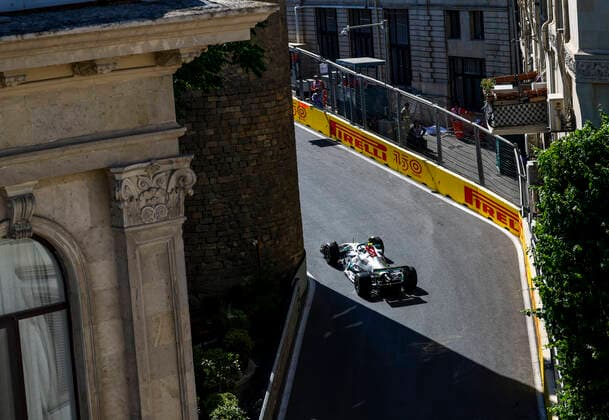 44 Lewis Hamilton (GBR, Mercedes-AMG Petronas F1 Team), F1 Grand Prix of Azerbaijan at Baku City Circuit on June 10, 2022 in Baku, Azerbaijan. (Photo by HOCH ZWEI) Baku Azerbaijan