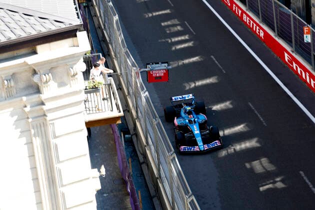 31 Esteban Ocon (FRA, BWT Alpine F1 Team), F1 Grand Prix of Azerbaijan at Baku City Circuit on June 10, 2022 in Baku, Azerbaijan. (Photo by HOCH ZWEI) Baku Azerbaijan