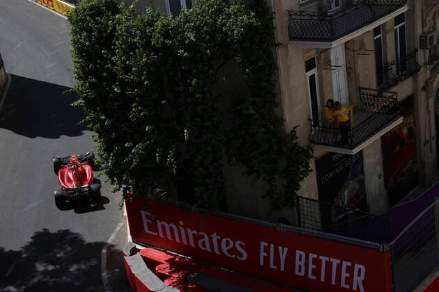 16 Charles Leclerc (MCO, Scuderia Ferrari), F1 Grand Prix of Azerbaijan at Baku City Circuit on June 10, 2022 in Baku, Azerbaijan. (Photo by HOCH ZWEI) Baku Azerbaijan