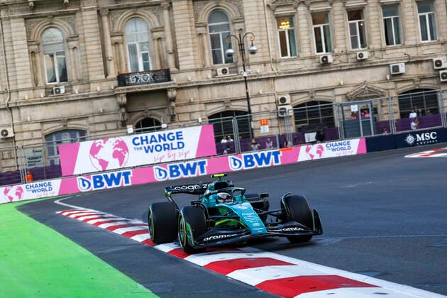 5 Sebastian Vettel (DEU, Aston Martin Aramco Cognizant F1 Team), F1 Grand Prix of Azerbaijan at Baku City Circuit on June 10, 2022 in Baku, Azerbaijan. (Photo by HOCH ZWEI) Baku Azerbaijan
