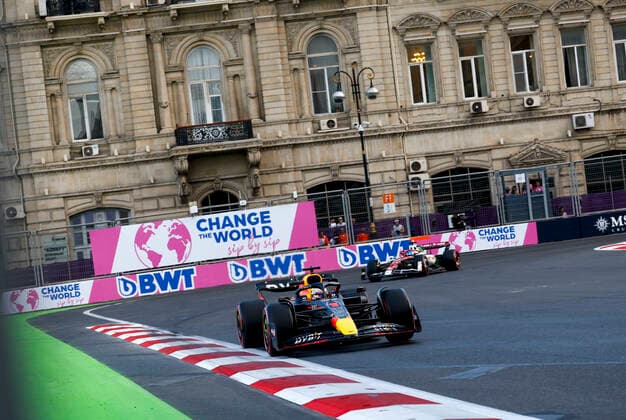 1 Max Verstappen (NLD, Oracle Red Bull Racing), F1 Grand Prix of Azerbaijan at Baku City Circuit on June 10, 2022 in Baku, Azerbaijan. (Photo by HOCH ZWEI) Baku Azerbaijan