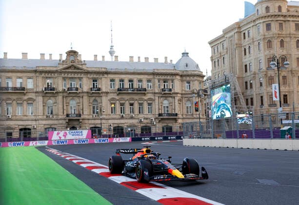 1 Max Verstappen (NLD, Oracle Red Bull Racing), F1 Grand Prix of Azerbaijan at Baku City Circuit on June 10, 2022 in Baku, Azerbaijan. (Photo by HOCH ZWEI) Baku Azerbaijan