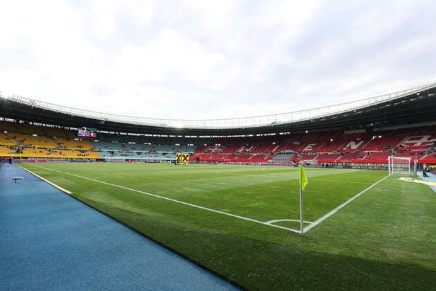 SOCCER - NL, AUT vs FRA VIENNA,AUSTRIA,10.JUN.22 - SOCCER - UEFA Nations League, OEFB international match, Länderspiel, Nationalmannschaft Austria vs France. Image shows an overview of the Ernst Happel Stadion.  GEPAxpictures xArminxRauthner