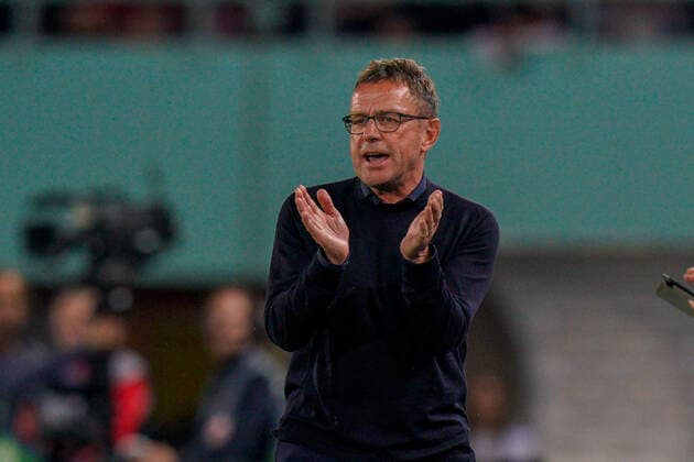 SOCCER - NL, AUT vs FRA VIENNA,AUSTRIA,10.JUN.22 - SOCCER - UEFA Nations League, OEFB international match, Länderspiel, Nationalmannschaft Austria vs France. Image shows head coach Ralf Rangnick (AUT).  GEPAxpictures xJohannesxFriedl