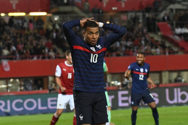 UEFA Nations League, group A1 Austria vs. France Kylian Mbappe Vienna Austria Copyright: xANCAxTEPEIx