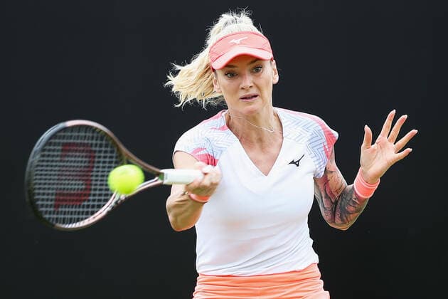 TENNIS - WTA, Tennis Damen Nottingham Open 2022 NOTTINGHAM,ENGLAND,10.JUN.22 - TENNIS - WTA Tour, Nottingham Open. Image shows Tereza Martincova (CZE).  GEPAxpictures xAlanxGrieves