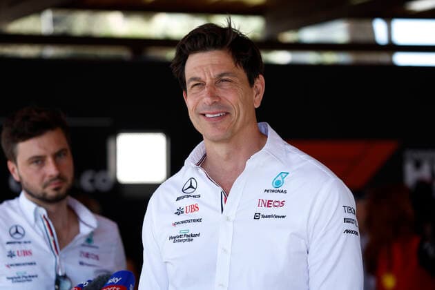 Toto Wolff (AUT, Mercedes-AMG Petronas F1 Team), F1 Grand Prix of Azerbaijan at Baku City Circuit on June 11, 2022 in Baku, Azerbaijan. (Photo by HOCH ZWEI) Baku Azerbaijan