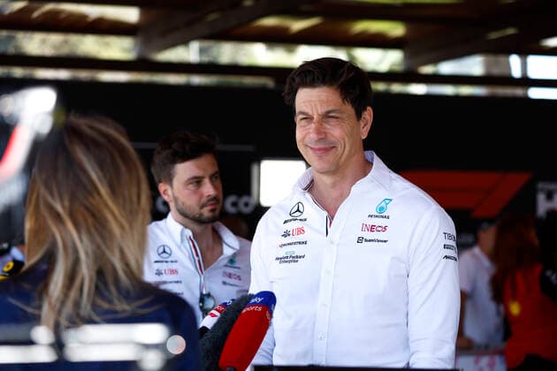 Toto Wolff (AUT, Mercedes-AMG Petronas F1 Team), F1 Grand Prix of Azerbaijan at Baku City Circuit on June 11, 2022 in Baku, Azerbaijan. (Photo by HOCH ZWEI) Baku Azerbaijan