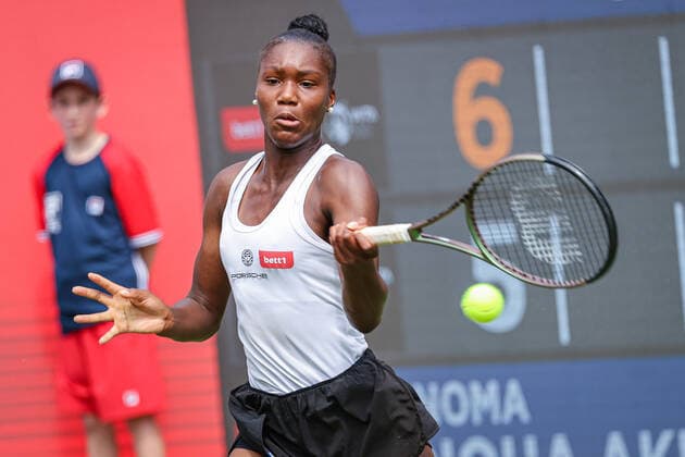 Noma NOHA AKUGUE GER, bett1open WTA, Tennis Damen 500, Berlin, LTTC Rot-Weiß , 11.06.2022, Copyright: xClaudioxGärtnerx