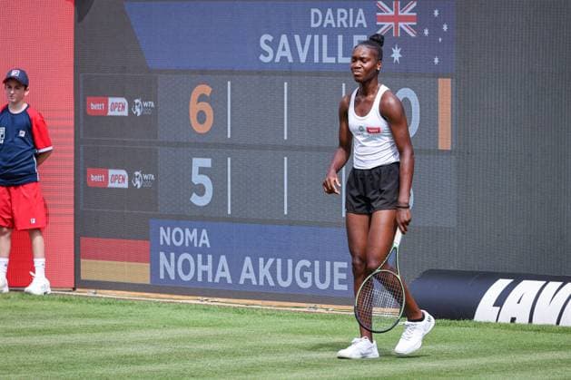 Noma NOHA AKUGUE GER, bett1open WTA, Tennis Damen 500, Berlin, LTTC Rot-Weiß , 11.06.2022, Copyright: xClaudioxGärtnerx