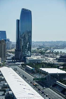 Track impression, F1 Grand Prix of Azerbaijan at Baku City Circuit on June 9, 2022 in Baku, Azerbaijan. (Photo by HOCH ZWEI) Baku Azerbaijan