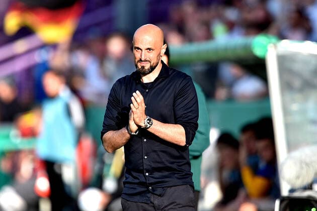 03-06-2022 pmk NF122261 Fussball Herren U-21 Laenderspiel Saison 2022 2023 Deutschland - Ungarn U-21-EM-Qualifikation Antonio DI SALVO -Trainer- Deutschland