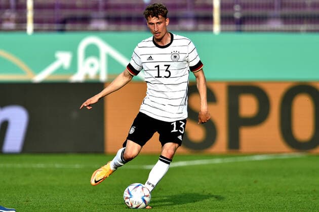 03-06-2022 pmk NF122471 Fussball Herren U-21 Laenderspiel Saison 2022 2023 Deutschland - Ungarn U-21-EM-Qualifikation Patrick OSTERHAGE (13) U-21 Deutschland