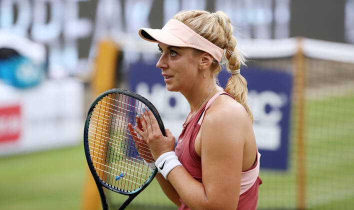 Sabine Lisicki (GER) vs Asia Muhammad (USA) Tennis bett1 open WTA, Tennis Damen 500 Turnier auf Rasen Damen Saison 2021 2022 11.06.2022