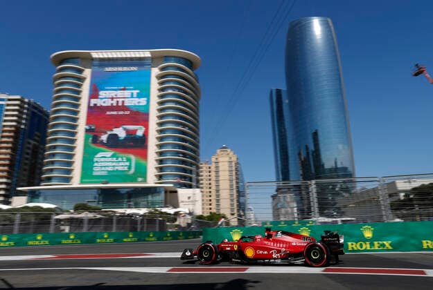 16 Charles Leclerc (MCO, Scuderia Ferrari), F1 Grand Prix of Azerbaijan at Baku City Circuit on June 11, 2022 in Baku, Azerbaijan. (Photo by HOCH ZWEI) Baku Azerbaijan