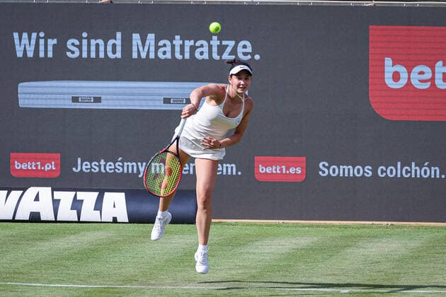 Eva LYS GER, bett1open WTA, Tennis Damen 500, Berlin, LTTC Rot-Weiß , 11.06.2022, Copyright: xClaudioxGärtnerx