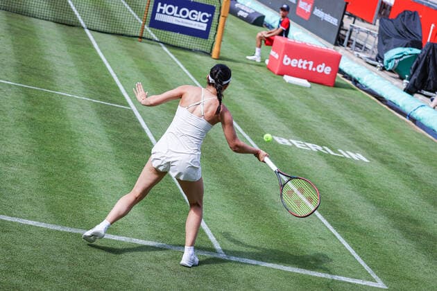 Eva LYS GER, bett1open WTA, Tennis Damen 500, Berlin, LTTC Rot-Weiß , 11.06.2022, Copyright: xClaudioxGärtnerx