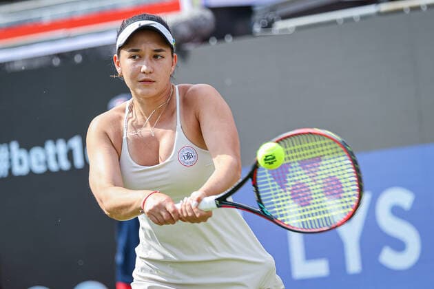 Eva LYS GER, bett1open WTA, Tennis Damen 500, Berlin, LTTC Rot-Weiß , 11.06.2022, Copyright: xClaudioxGärtnerx