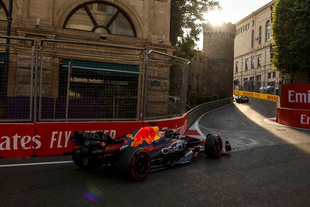 1 Max Verstappen (NLD, Oracle Red Bull Racing), F1 Grand Prix of Azerbaijan at Baku City Circuit on June 11, 2022 in Baku, Azerbaijan. (Photo by HOCH ZWEI) Baku Azerbaijan