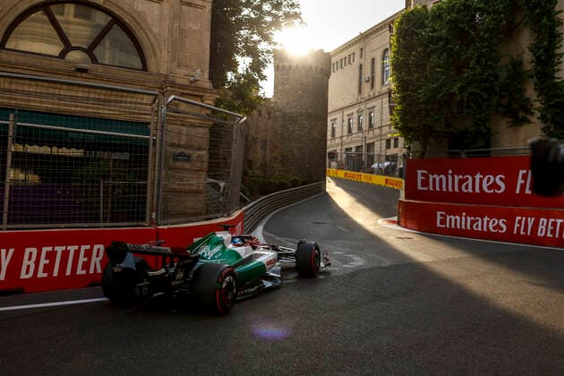 77 Valtteri Bottas (FIN, Alfa Romeo F1 Team ORLEN), F1 Grand Prix of Azerbaijan at Baku City Circuit on June 11, 2022 in Baku, Azerbaijan. (Photo by HOCH ZWEI) Baku Azerbaijan