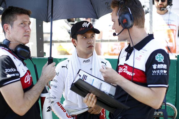 ZHOU Guanyu (chi), Alfa Romeo F1 Team ORLEN C42, portrait during the Formula 1 Azerbaijan Grand Prix 2022, 8th round of the 2022 FIA Formula One World Championship, WM, Weltmeisterschaft on the Baku City Circuit, from June 10 to 12, 2022 in Baku, Azerbaijan - F1 - AZERBAIJAN GRAND PRIX 2022 - RACE DPPI Panoramic  _B3_3958