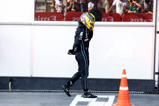 44 Lewis Hamilton (GBR, Mercedes-AMG Petronas F1 Team), F1 Grand Prix of Azerbaijan at Baku City Circuit on June 12, 2022 in Baku, Azerbaijan. (Photo by HOCH ZWEI) Baku Azerbaijan