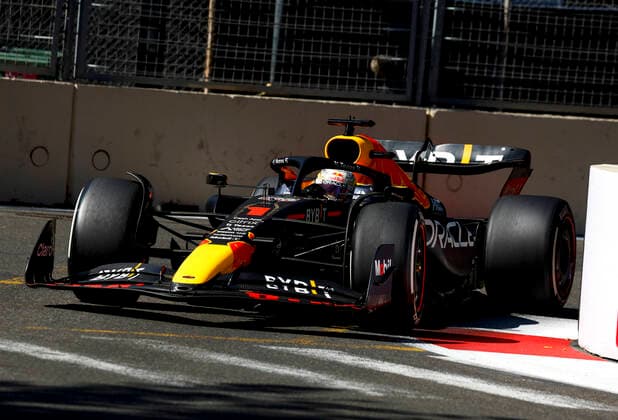 Sport Bilder des Tages 1 Max Verstappen (NLD, Oracle Red Bull Racing), F1 Grand Prix of Azerbaijan at Baku City Circuit on June 12, 2022 in Baku, Azerbaijan. (Photo by HOCH ZWEI) Baku Azerbaijan