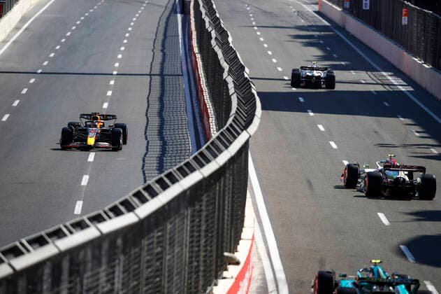 1 Max Verstappen (NLD, Oracle Red Bull Racing), F1 Grand Prix of Azerbaijan at Baku City Circuit on June 12, 2022 in Baku, Azerbaijan. (Photo by HOCH ZWEI) Baku Azerbaijan