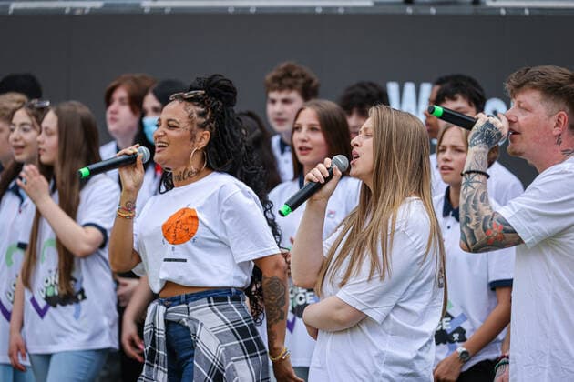 PxP ONE VOICES, bett1open WTA, Tennis Damen 500, Berlin, LTTC Rot-Weiß , 12.06.2022, Copyright: xClaudioxGärtnerx