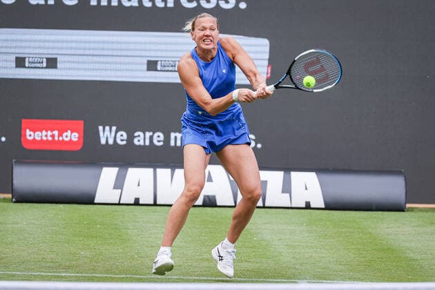 Kaia KANEPI EST, bett1open WTA, Tennis Damen 500, Berlin, LTTC Rot-Weiß , 13.06.2022, Copyright: xClaudioxGärtnerx