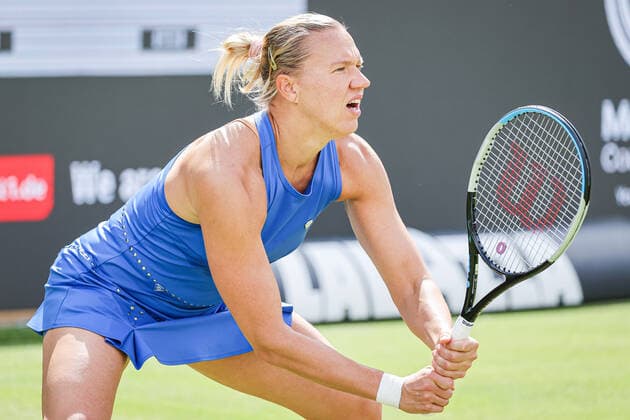 Kaia KANEPI EST, bett1open WTA, Tennis Damen 500, Berlin, LTTC Rot-Weiß , 13.06.2022, Copyright: xClaudioxGärtnerx