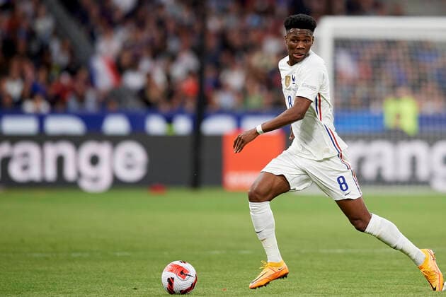France v Croatia: UEFA Nations League - League Path Group 1 Aurelien Tchouameni (AS Monaco) of France in action during the UEFA Nations League League A Group 1 match between France and Croatia at Stade de France on June 13, 2022 in Paris, France. Paris France  Copyright: xJosexBretonx originalFilename:breton-francevc220613_npFu5.jpg