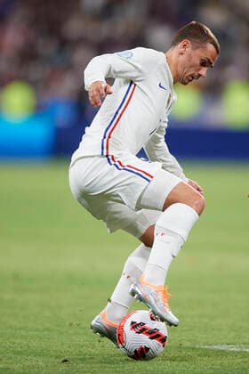 France v Croatia: UEFA Nations League - League Path Group 1 Antoine Griezmann (Atletico de Madrid) of France in action during the UEFA Nations League League A Group 1 match between France and Croatia at Stade de France on June 13, 2022 in Paris, France. Paris France  Copyright: xJosexBretonx originalFilename:breton-francevc220613_np26B.jpg
