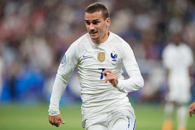 France v Croatia: UEFA Nations League - League Path Group 1 Antoine Griezmann (Atletico de Madrid) of France in action during the UEFA Nations League League A Group 1 match between France and Croatia at Stade de France on June 13, 2022 in Paris, France. Paris France  Copyright: xJosexBretonx originalFilename:breton-francevc220613_npcKR.jpg