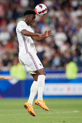 France v Croatia: UEFA Nations League - League Path Group 1 Aurelien Tchouameni (Real Madrid) of France in action during the UEFA Nations League League A Group 1 match between France and Croatia at Stade de France on June 13, 2022 in Paris, France. Paris France  Copyright: xJosexBretonx originalFilename:breton-francevc220613_npzNB.jpg