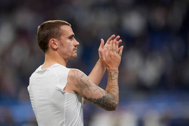 France v Croatia: UEFA Nations League - League Path Group 1 Antoine Griezmann (Atletico de Madrid) of France greets after the UEFA Nations League League A Group 1 match between France and Croatia at Stade de France on June 13, 2022 in Paris, France. Paris France  Copyright: xJosexBretonx originalFilename:breton-francevc220613_npf1R.jpg