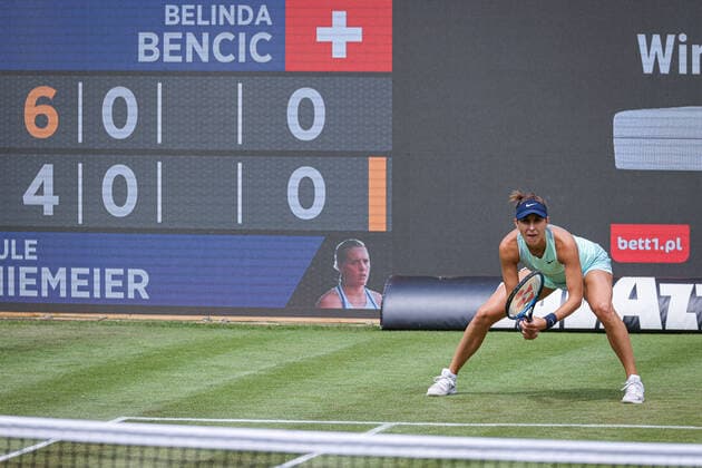 Belinda BENCIC SUI, bett1open WTA, Tennis Damen 500, Berlin, LTTC Rot-Weiß , 14.06.2022, Copyright: xClaudioxGärtnerx