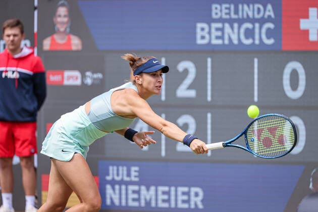 Belinda BENCIC SUI, bett1open WTA, Tennis Damen 500, Berlin, LTTC Rot-Weiß , 14.06.2022, Copyright: xClaudioxGärtnerx