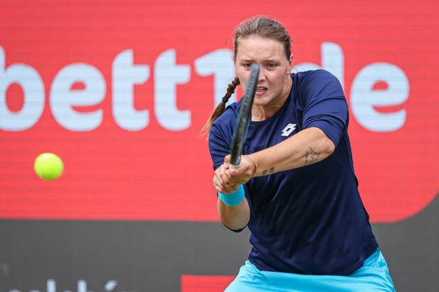 Jule NIEMEIER GER, bett1open WTA, Tennis Damen 500, Berlin, LTTC Rot-Weiß , 14.06.2022, Copyright: xClaudioxGärtnerx