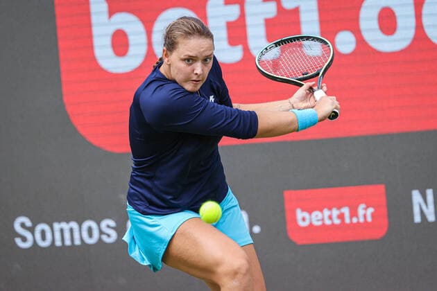 Jule NIEMEIER GER, bett1open WTA, Tennis Damen 500, Berlin, LTTC Rot-Weiß , 14.06.2022, Copyright: xClaudioxGärtnerx
