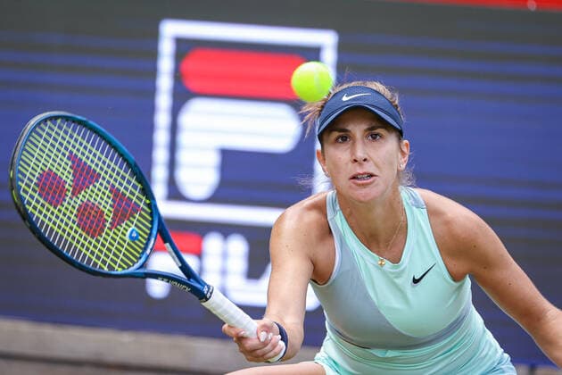 Belinda BENCIC SUI, bett1open WTA, Tennis Damen 500, Berlin, LTTC Rot-Weiß , 14.06.2022, Copyright: xClaudioxGärtnerx
