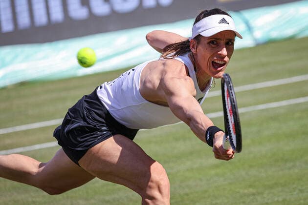 Sport Bilder des Tages Andrea PETKOVIC GER, bett1open WTA, Tennis Damen 500, Berlin, LTTC Rot-Weiß , 14.06.2022, Copyright: xClaudioxGärtnerx