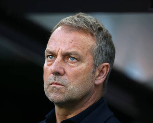 14.06.2022, Fussball Länderspiel UEFA Nations League 2022 23, Deutschland - Italien, im Borussia-Park Mönchengladbach. Bundestrainer Hansi Flick (Deutschland)